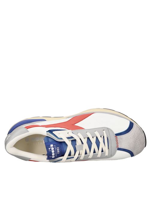 Sneakers in pelle e tessuto DIADORA HERITAGE | MERCURY ELITEBIANCO-GRIGIO-BLU-ROSSO